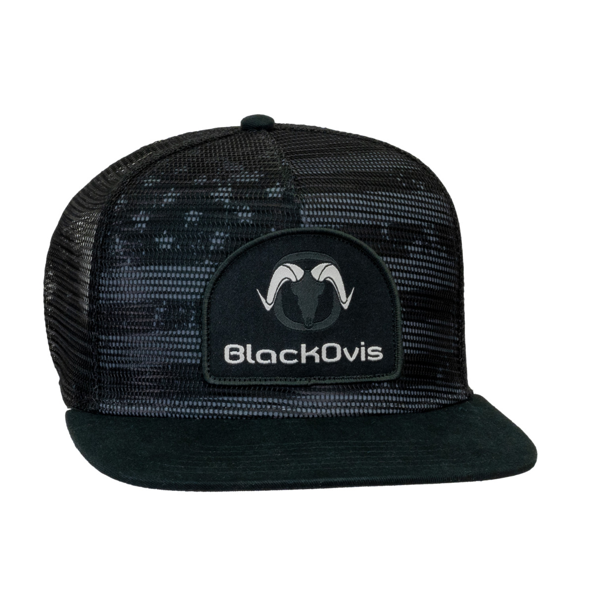 BlackOvis Patriot Full Mesh Flat Bill Truck Hat