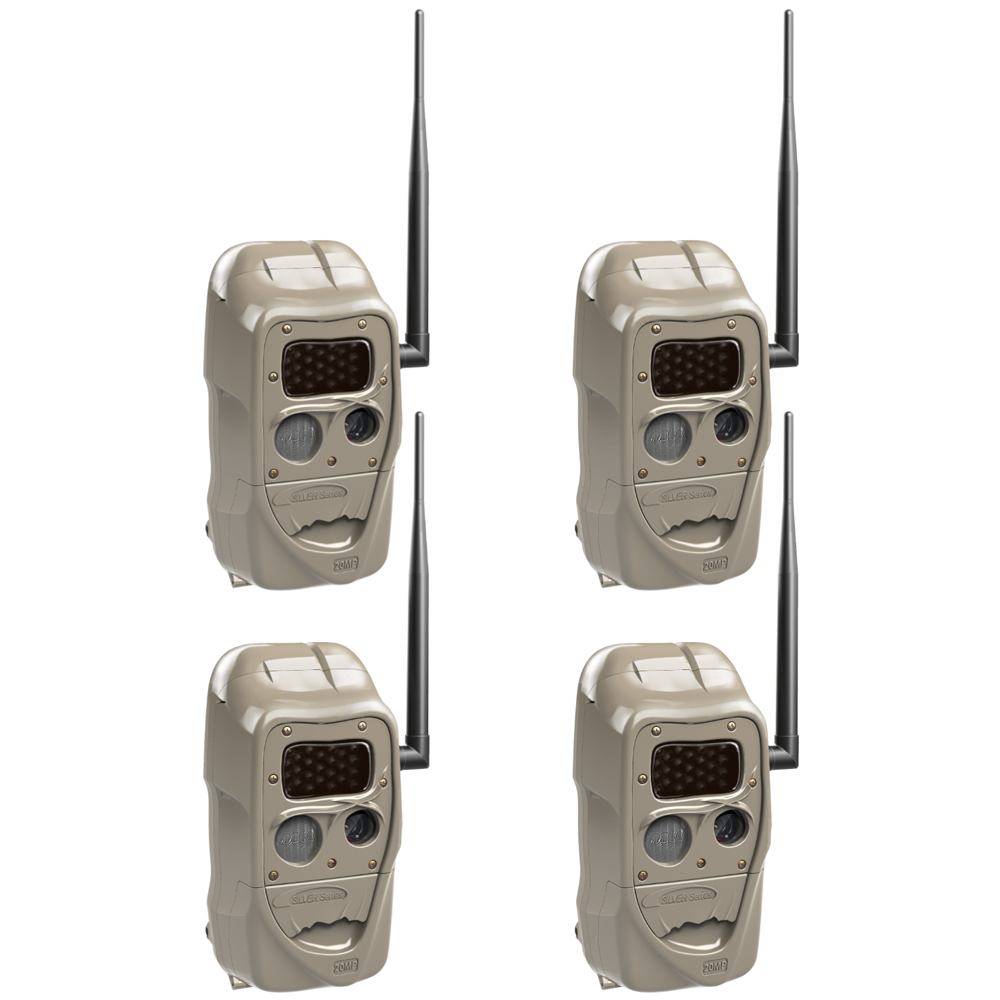 CuddeBack CuddeLink Black Flash 4 Pack Trail Camera