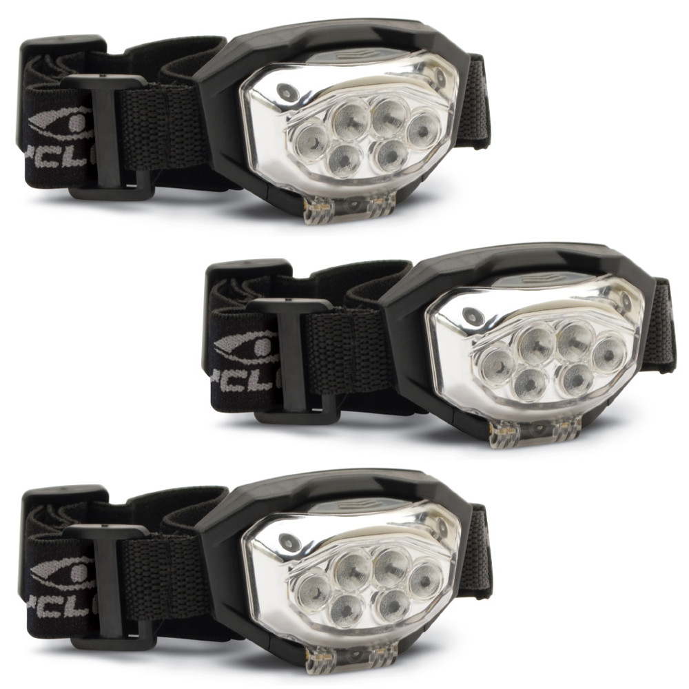 Cyclops Trio 300 Lumen Headlamp - 3 Pack