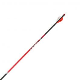 Carbon Express Maxima Red 350 Arrows Factory Fletched w/ 2"  Blazer Vanes 6 Pack 