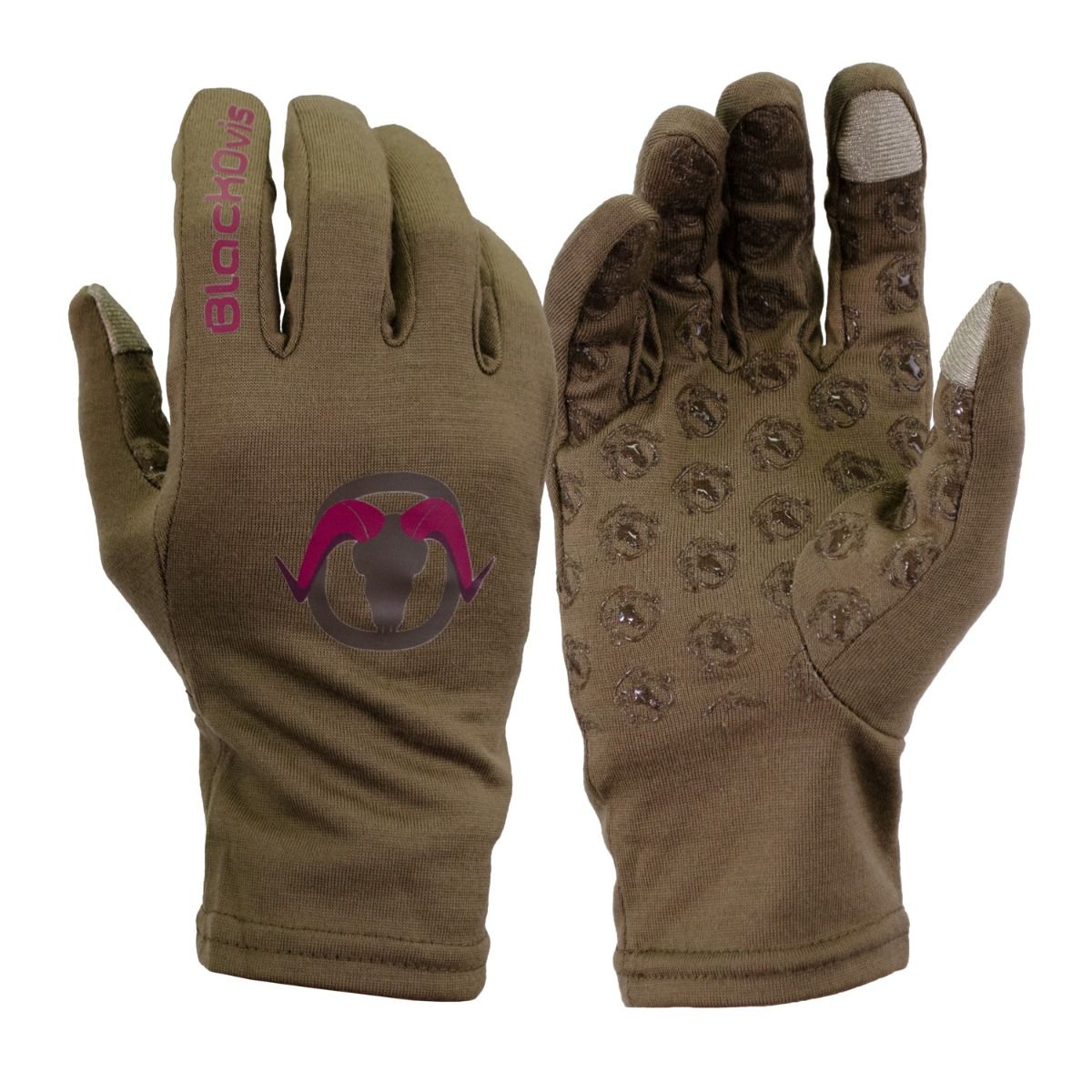 BlackOvis Tuscarora Merino Glove with Tech Tip, Merino Wool Gloves, Tech  Tip Gloves