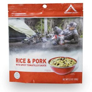 BaseKamp Pork and Rice Freeze Dried Meal