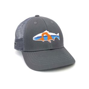 Rep Your Water Utah Delicate Arch Mesh Back Hat - Grey