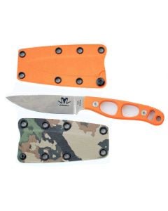 Argali Carbon Fixed Blade Knife - Sunset Orange