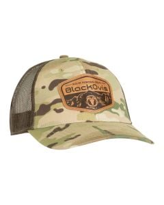 BlackOvis Rockies Leather Patch Trucker Hat