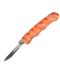 Havalon Piranta Stag Folding Knife - orange