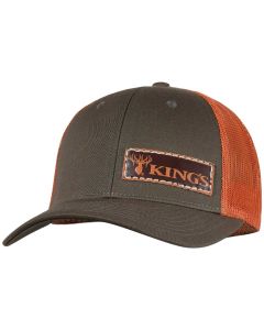King's Camo Slim Leather Patch Hat