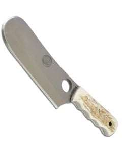 Knives of Alaska Brown Bear Cleaver/Skinning Knife - Stag Handle