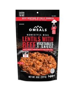 Omeals Lentils with Beef Homestyle Meal