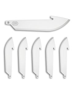 Outdoor Edge 2.2-Inch Drop-Point replacement Blades - 6 Pack