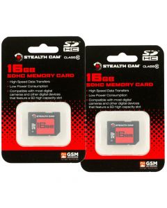 Stealth Cam 16GB SD Card 2 Pack
