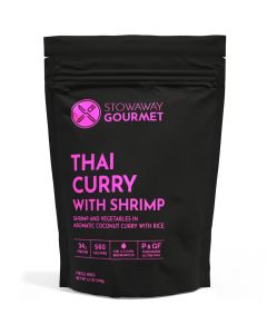 Stowaway Gourmet Thai Curry with Shrimp Freeze-Dried Meal