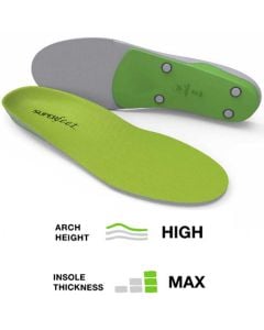 Superfeet All-Purpose Support High Arch Insoles (Green)