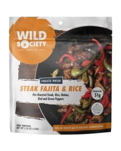 Wild Society Steak Fajita And Rice