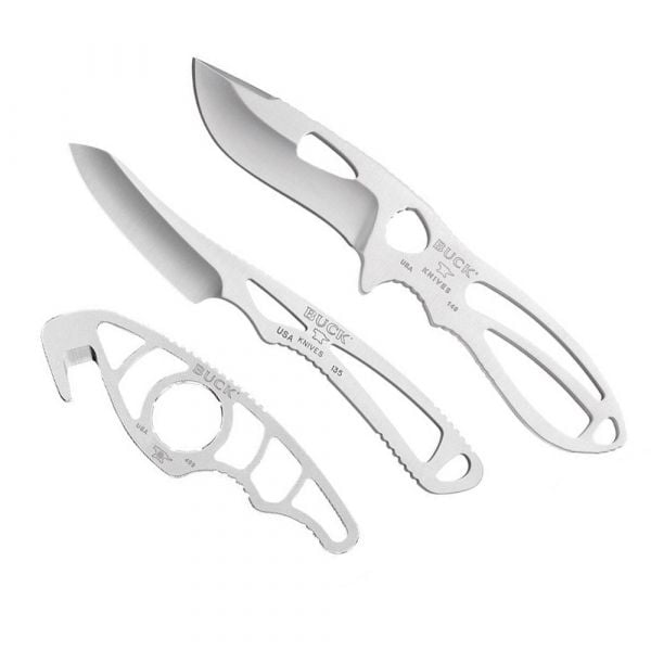 Buck Knives 141 PakLite Field Master Kit - 3 Piece Minimalist Knife Set -  Includes Caper and Skinner Knives and Guthook tool - Fast and Free Shipping!