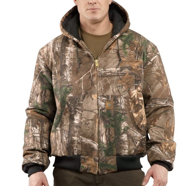 Carhartt Quilted Flannel Lined WorkCamo Active Jacket