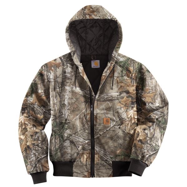 Carhartt Quilted Flannel Lined WorkCamo Active Jacket