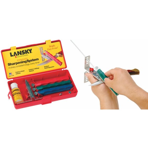 Lansky Standard 3Stone ControlledAngle Sharpening System Fast and
