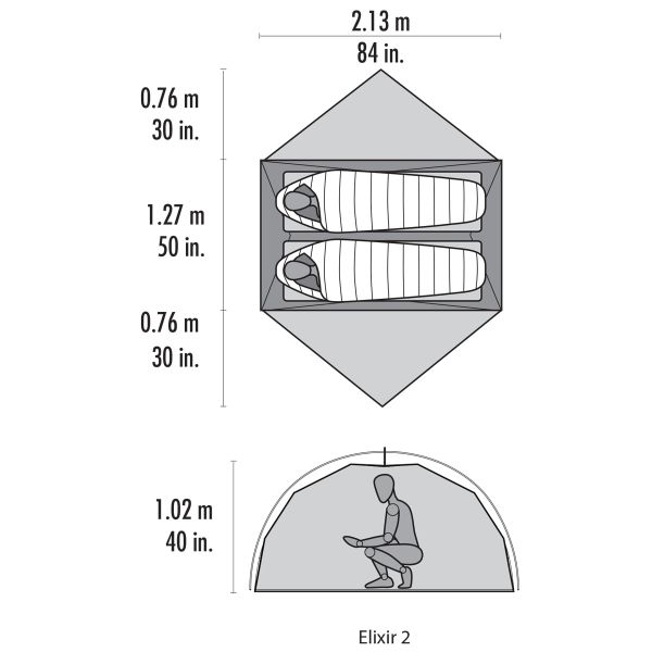 MSR Elixir 2 Person Tent