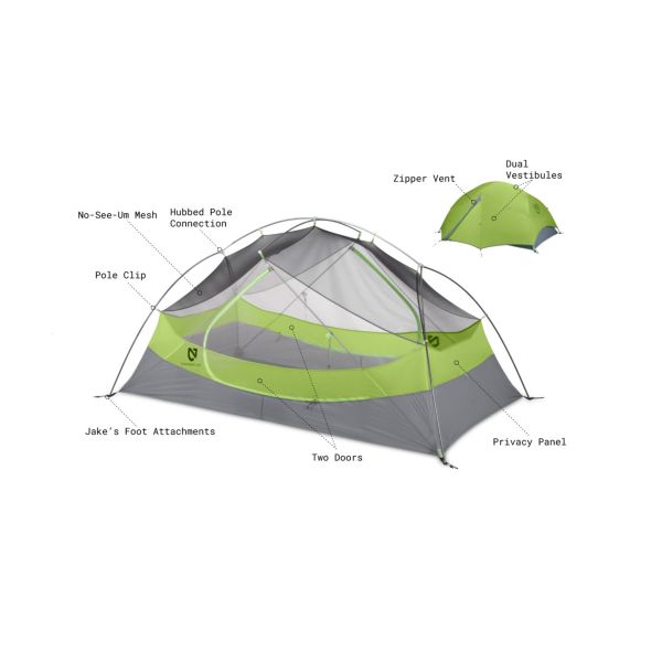 NEMO Dagger 2 Person Tent | free shipping