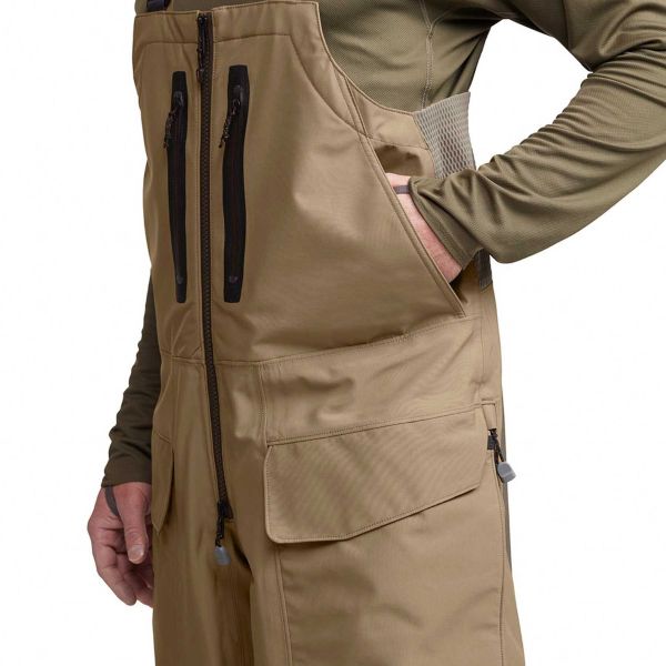 Sitka Hudson Bib Waterfowl Hunting Bib Black Ovis