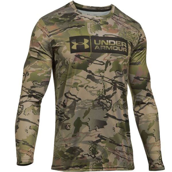 Details about   NWT $60 UNDER ARMOUR COOLSWITCH LOOSE HYDRO CAMO LONG SLEEVE SHIRT 1304994-924 