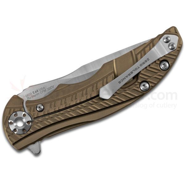 Zero Tolerance RJ Martin 0609 Manual Folding Flipper Knife - CPM