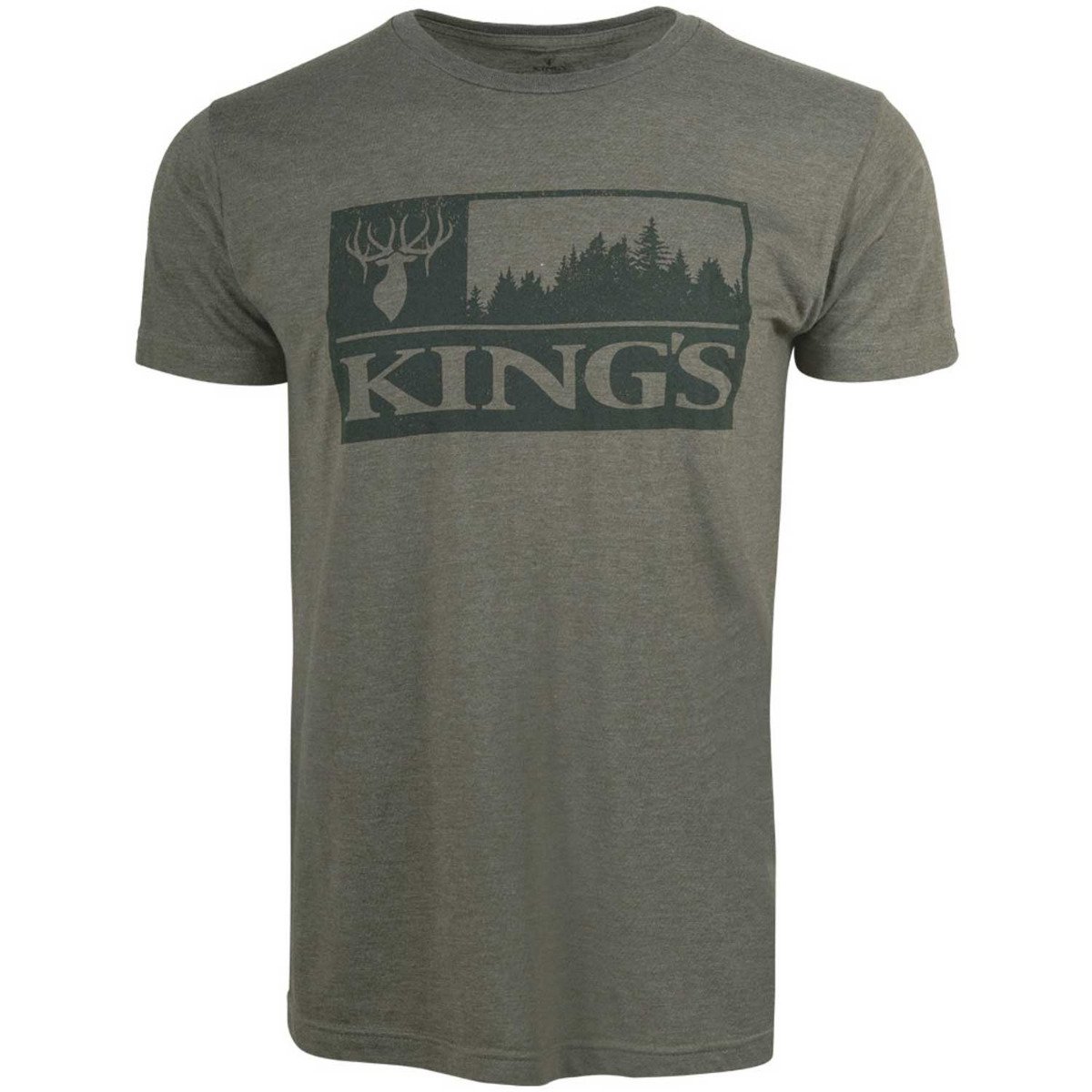 King's Camo Three Box Short Sleeve Shirt