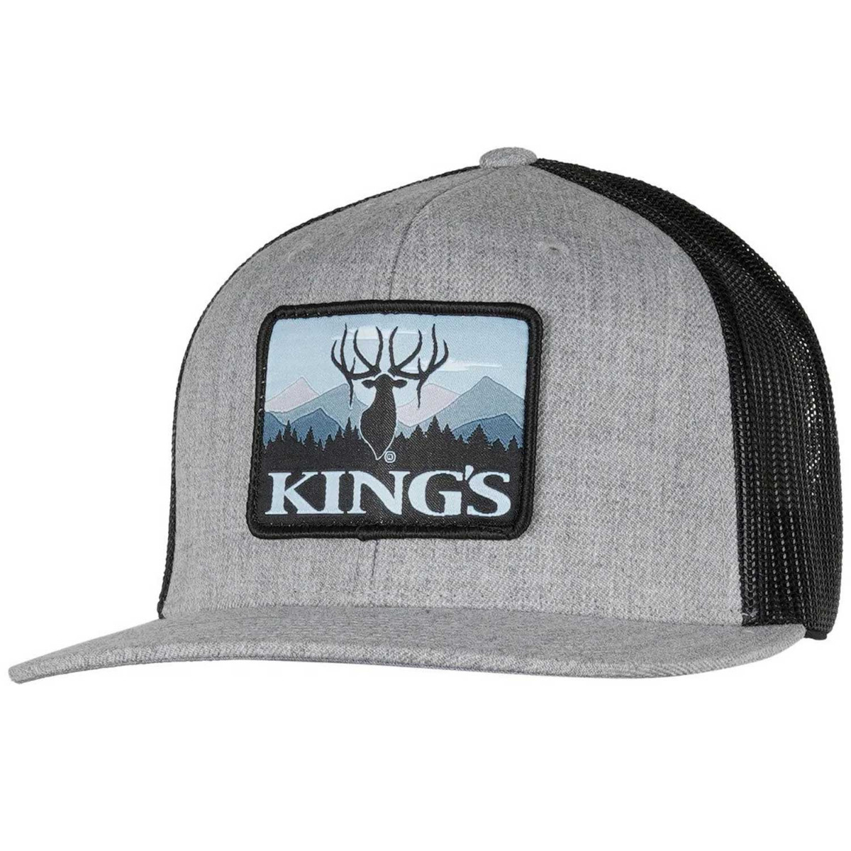 King's Camo Flatty Elk Logo Hat