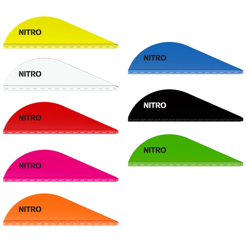 Pine Ridge Archery Nitro 2.0 Vanes - 100 Pack