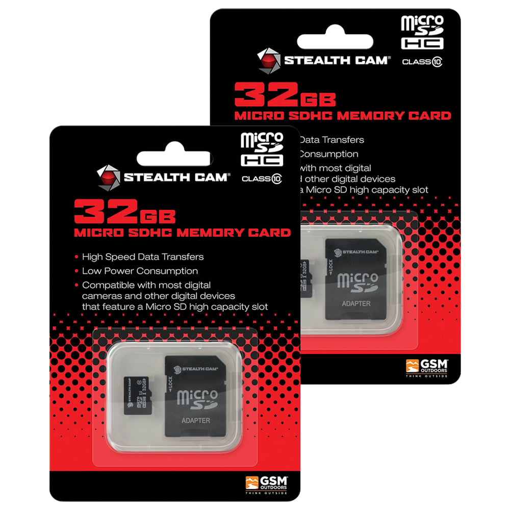 Stealth Cam 32GB SD Card 2 Pack
