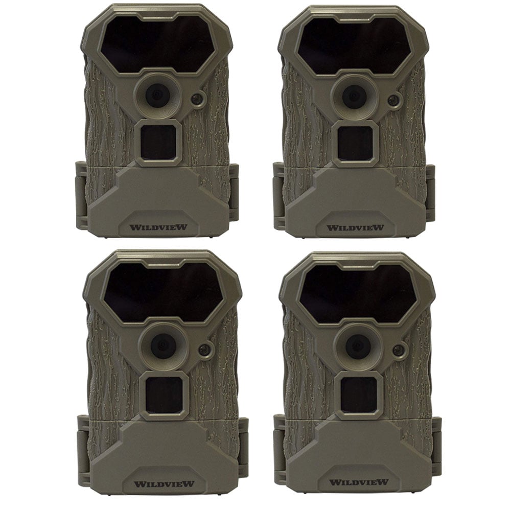 Wildview WV12 12MP Trail Camera 4 Pack