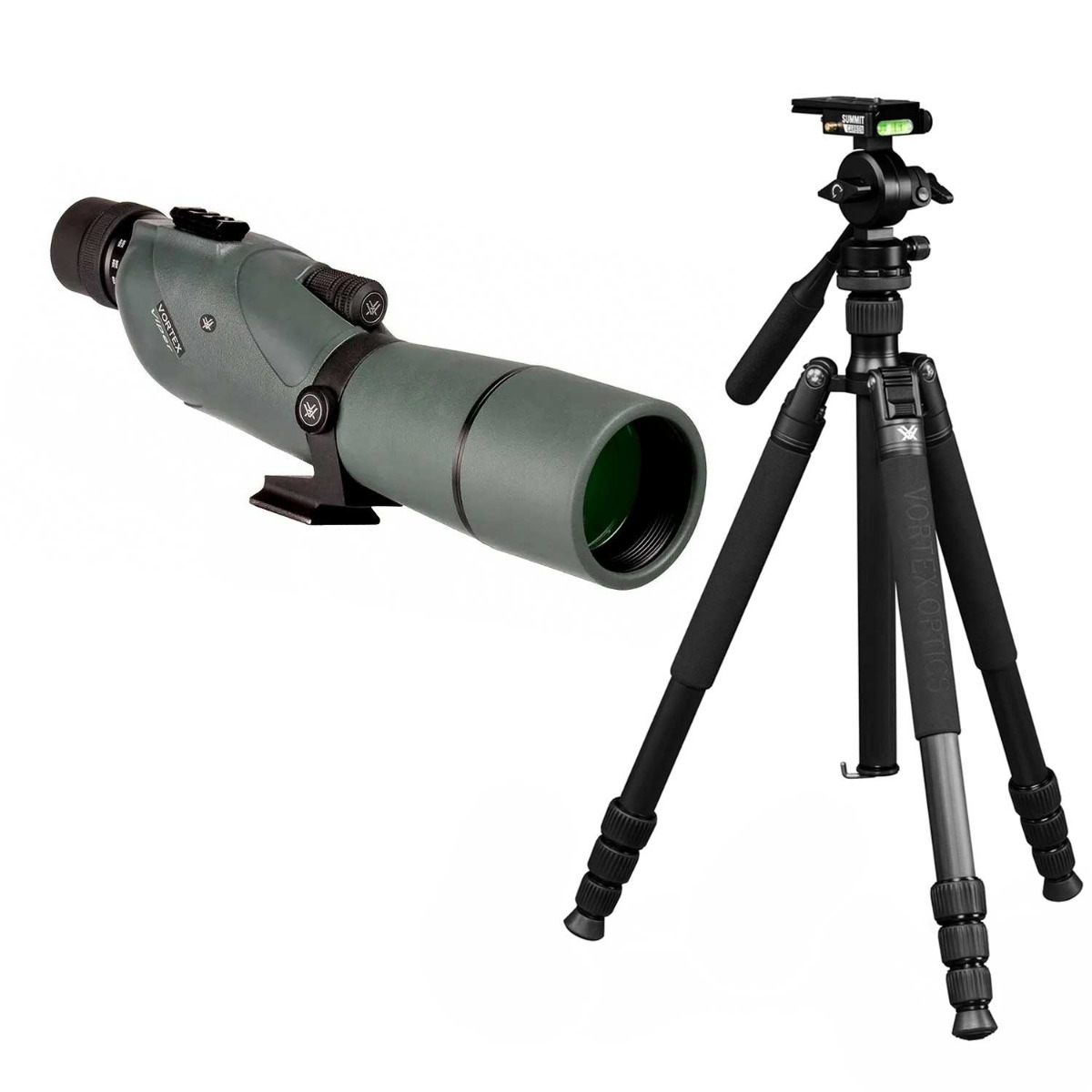 Vortex Viper 65mm Spotting Scope With Free Summit Carbon II Tripod