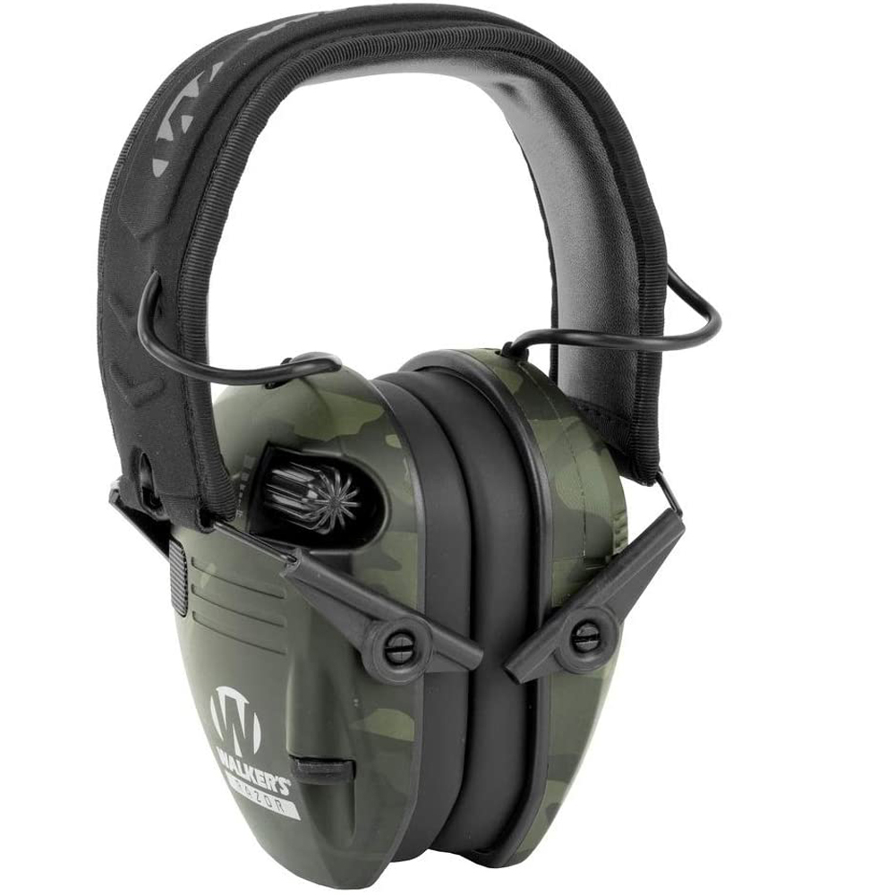 Walkers Razor Slim Electronic Ear Muffs Multicam Camo/Gray for sale online 
