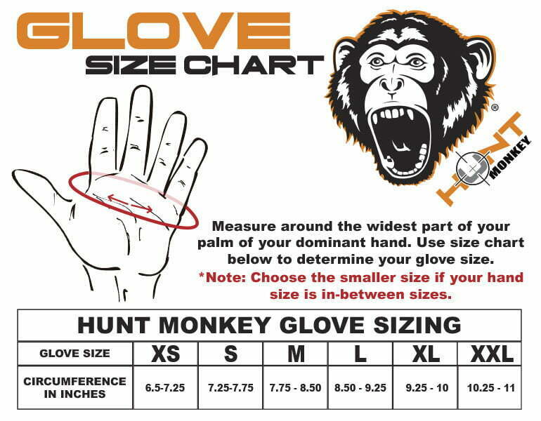 Hunt Monkey Wooly Hunt Wool Glove Half Finger